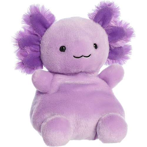 Aurora World Plush - Party Sized Palm Pals - XAVIER PURPLE AXOLOTL (Medium - 8 inch)