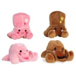 Aurora World Plush Palm Pals - COWBOY/COWGIRL SET OF 4 [Evan, Kate, Sally & Orville](5 inch)