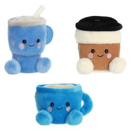 Aurora World Plush - Palm Pals - SET OF 3 CUPS [Cliff, Essie & Letti Latte](5 inch)