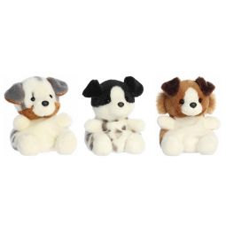 Aurora World Plush - Palm Pals - SET OF 3 DOGS [Snorkels, Fia Sheltie & Sydney](5 inch)