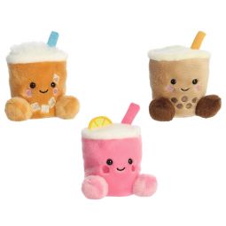 Aurora World Plush - Palm Pals - SET OF 3 DRINKS [Ashley, Milky Tea Boba & Zelie](5 inch)