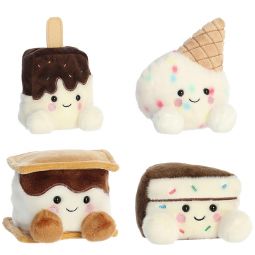 Aurora World Plush Palm Pals - FOOD SET OF 4 [Dolce, Sprinkle, Sprinkles & Toastee](5 inch)