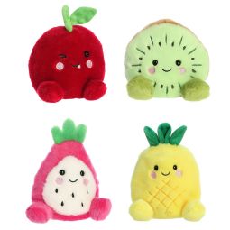 Aurora World Plush Palm Pals - SET OF 4 FRUITS [Cordial, Perky, Rhys & Kimber](5 inch)