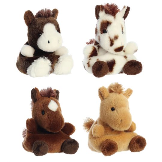Aurora World Plush Palm Pals - SET OF 4 HORSES [Darius, Gallop