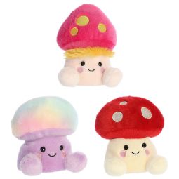 Aurora World Plush Palm Pals - SET OF 3 MUSHROOMS [Amanita, Favio & Lunette](5 inch)