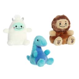 Aurora World Plush - Palm Pals - MYTHICAL SET OF 3 [Baker Yeti, Brock Big Foot & Glen](5 inch)