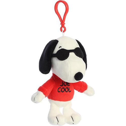 Aurora World Plush - Peanuts - JOE COOL SNOOPY (clip on - 5  inch)