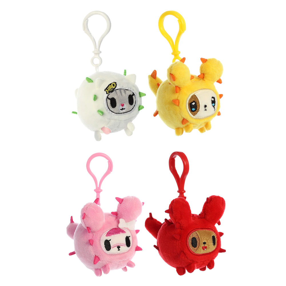 Aurora World Plush Tokidoki Cactus Friends Series 1 SET OF 4