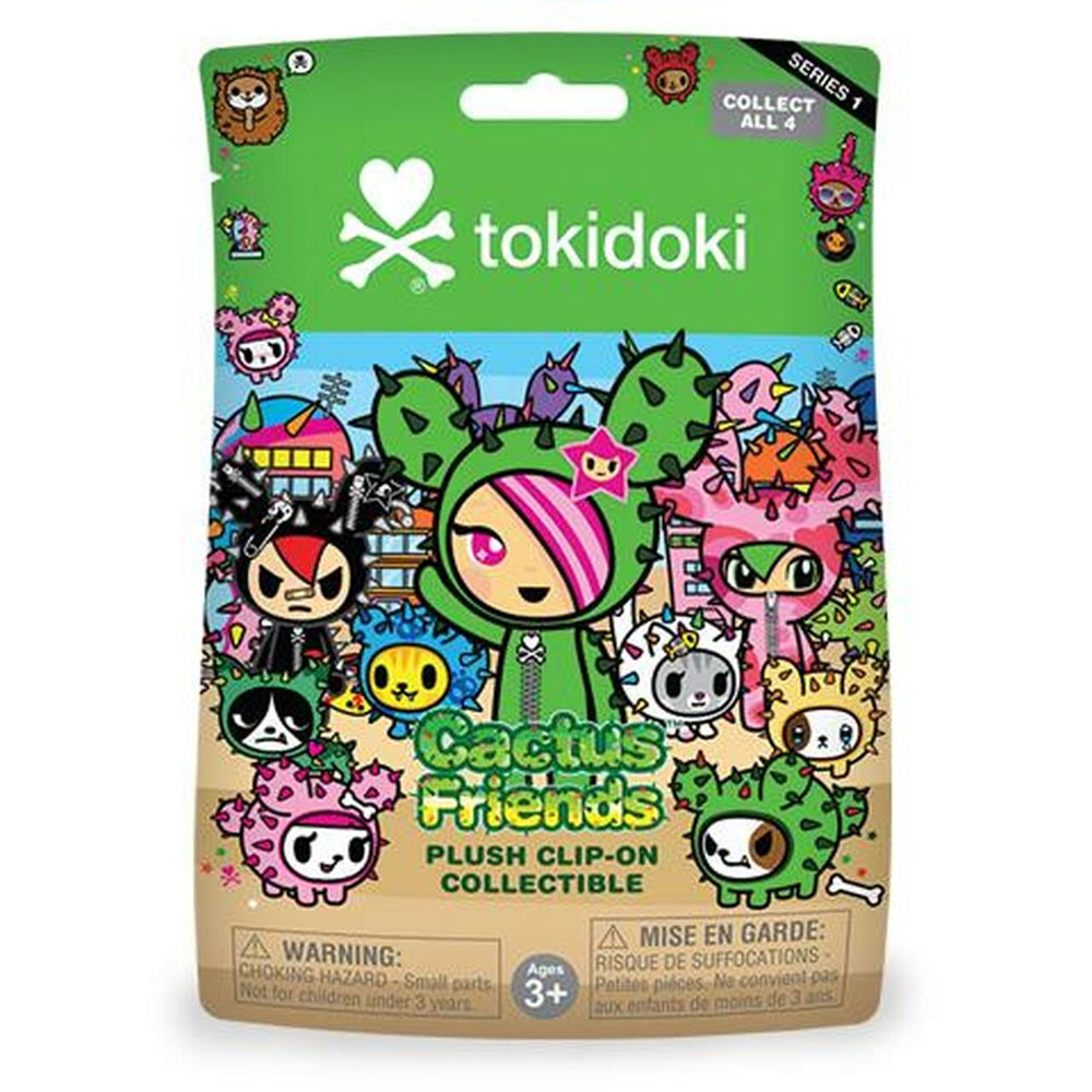 Aurora World Plush - Tokidoki Cactus Friends Series 1 - BLIND BAG (1 Random Plush Clip-On)(4.5 inch)