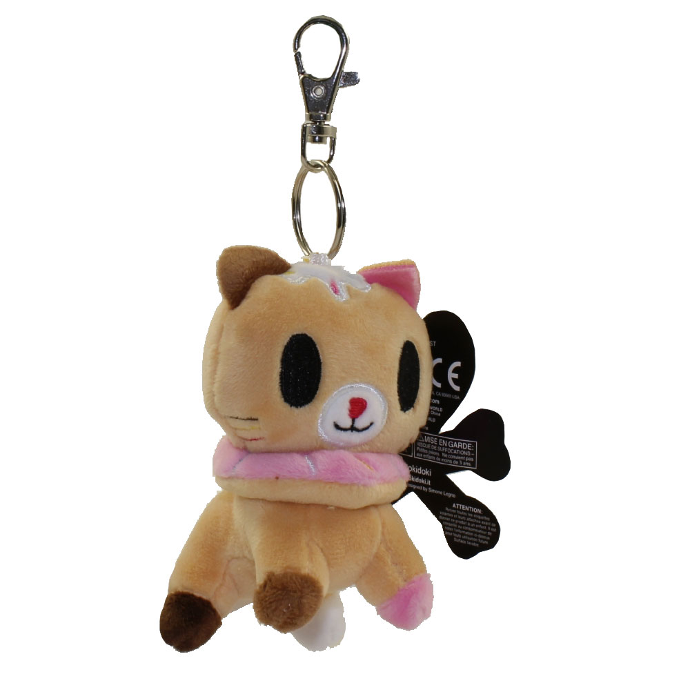 Aurora World Plush - Tokidoki Donutella - BISCOTTINO (Clip-On - 4.5 inch)