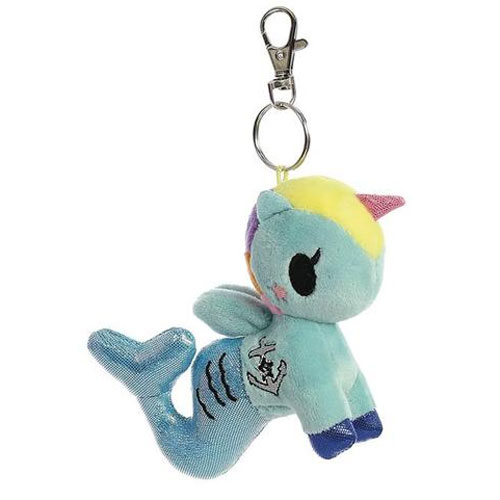 Aurora World Plush - Tokidoki Mermicorno Series 3 - SIRENA (Metal Key Clip - 4.5 inch)