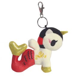 Aurora World Plush - Tokidoki Mermicorno Series 4 - LOTUS (Metal Key Clip - 4.5 inch)