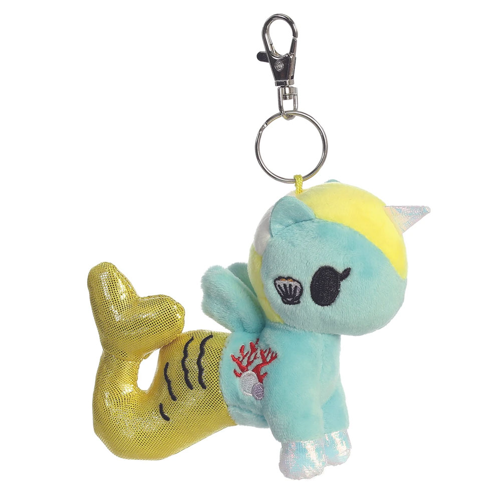 Aurora World Plush - Tokidoki Mermicorno Series 4 - SEYCHELLES (Metal Key Clip - 4.5 inch)