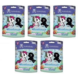 Aurora World Plush - Tokidoki Mermicorno Series 4 - BLIND BAGS (5 Pack Lot)(Clip-Ons - 4.5 inch)