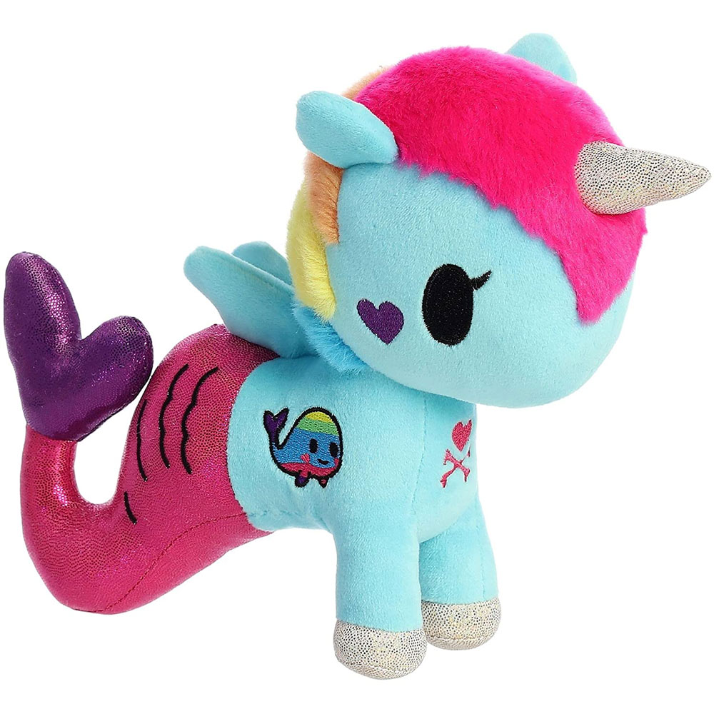 Aurora World Plush - Tokidoki Mermicorno - AQUAMARINA (Small - 7.5 inch)