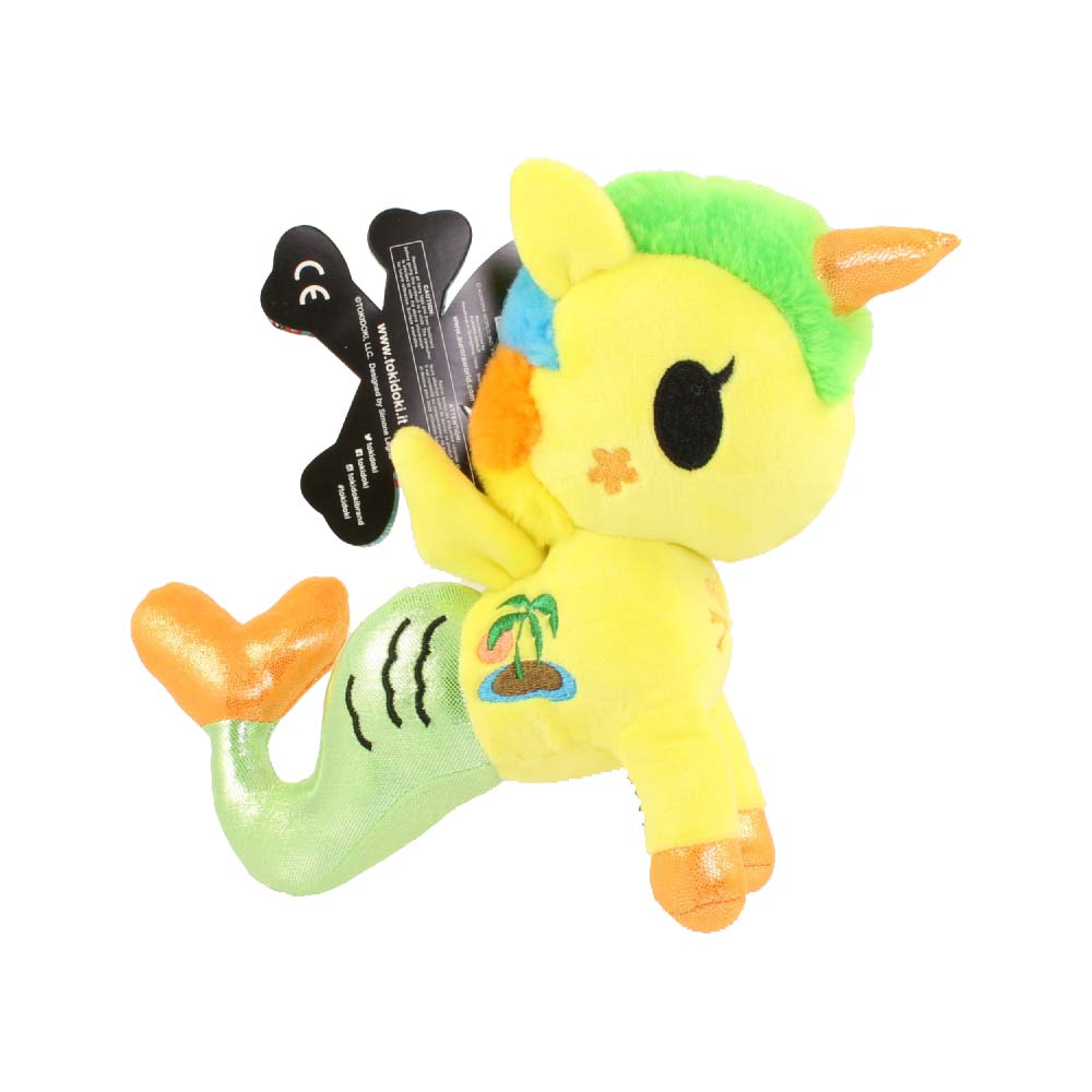 Aurora World Plush - Tokidoki Mermicorno - TROPICA (Small - 7.5 inch)