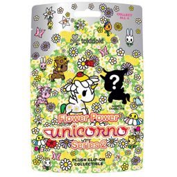 Aurora World Plush - Tokidoki Unicorno Flower Power S2 - BLIND BAG (1 Random Plush Clip-On)(4.5 in)