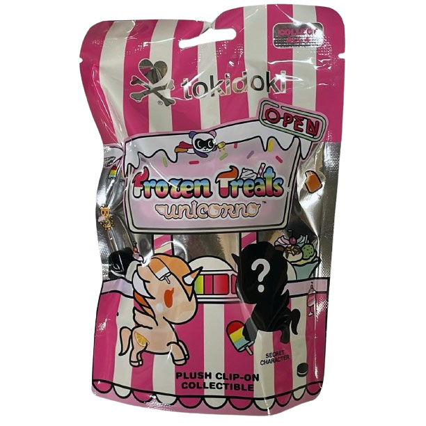 Aurora World - Tokidoki Toki Frozen Treats Unicorno - BLIND BAG [1 Random Plush Clip-On](4.5 inch)