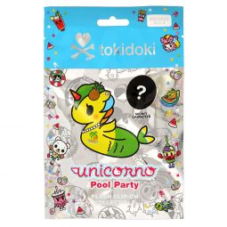 Aurora World Plush - Tokidoki Unicorno Pool Party - BLIND BAG (1 Random Plush Clip-On)(4.5 inch)
