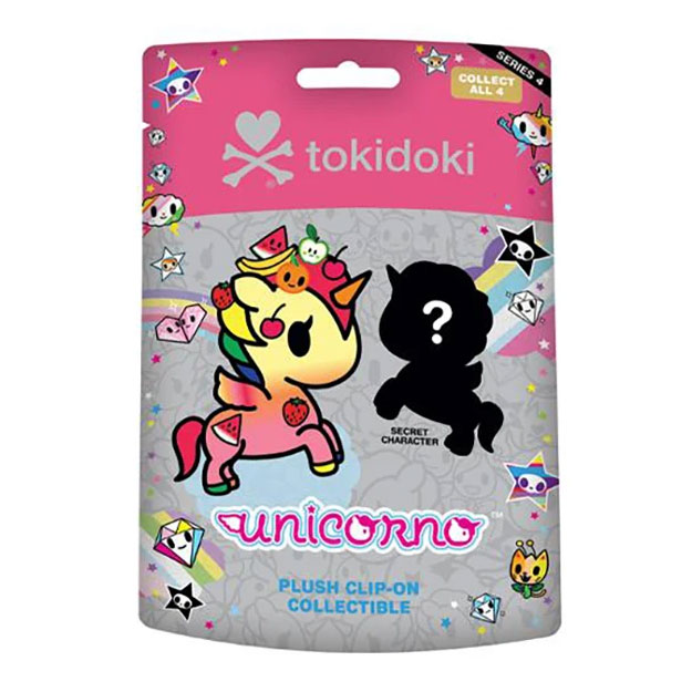 Aurora World Plush - Tokidoki Unicorno Series 4 - BLIND BAG (1 Random Plush Clip-On)(4.5 inch)