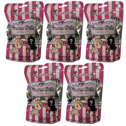 Aurora World - Tokidoki Toki Frozen Treats Unicorno - BLIND BAG [5 Pack Lot](Clip-Ons 4.5 inch)