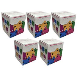 Aurora World Surprise Plush - Tasty Peach Meowchi Series 2 - BLIND BOXES [5 Pack Lot](3.5 inch)
