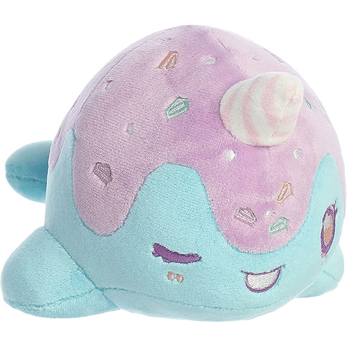 Aurora World Plush - Tasty Peach - BIRTHDAY CAKE NOMWHAL (7 inch)