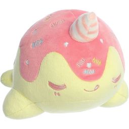 Aurora World Plush - Tasty Peach - BUBBLEGUM NOMWHAL (7 inch)