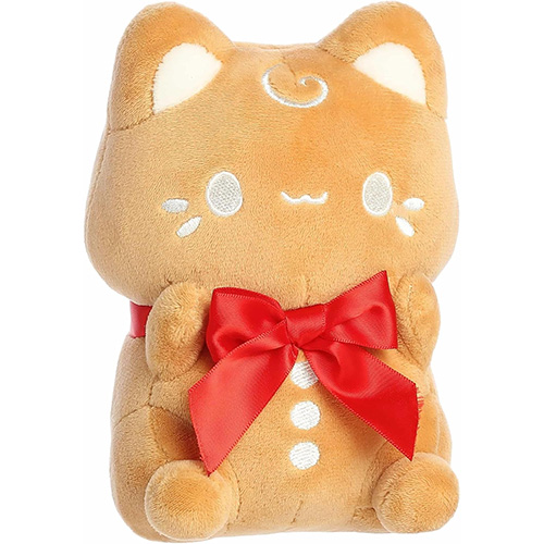 Aurora World Plush - Tasty Peach - GINGERBREAD COOKIE MEOWCHI (7 inch)