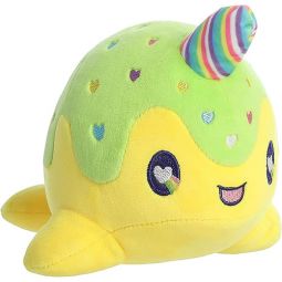 Aurora World Plush - Tasty Peach - NEON LOLLIPOP NOMWHAL (7 inch)