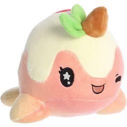 Aurora World Plush - Tasty Peach - PEACH NOMWHAL (7 inch)