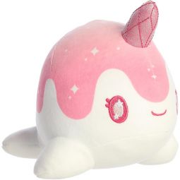 Aurora World Plush - Tasty Peach - ROSE QUARTZ CRYSTAL NOMWHAL (7 inch)