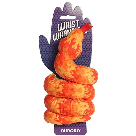 Aurora World Plush - Snake Wrist Wranglers - FIERY INFERNO SNAKE [8 ...