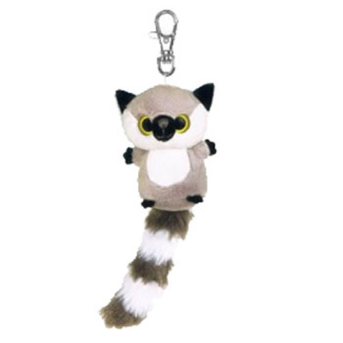 Aurora World Plush - YooHoo Friends Clip On - LEMUR (Lemmee - 3 inch)