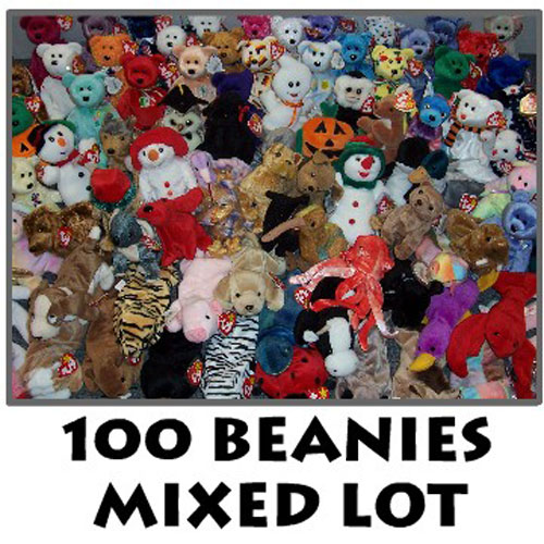 TY Beanie Babies - Mixed Lot of 100 Beanies