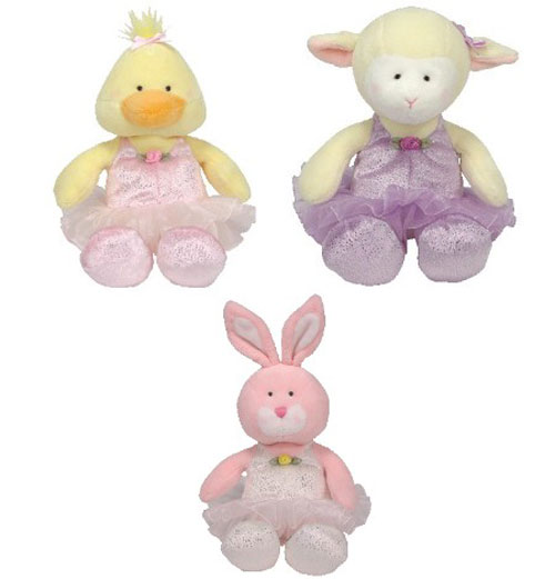 TY Beanie Babies - BALLERINA (Set of 3 - Arabesque, Pique & Allegro) (6 inch)