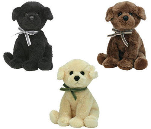 TY Beanie Babies - CHASER, BOUNDS & DIGGIDY the Dogs (Set of 3 - June 07) (6 inch)