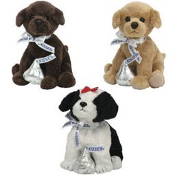 TY Beanie Babies - HERSHEY DOGS (Set of 3 -Chocolate Kiss, Cookies n Creme & Morsel) (Walgreens Exc)