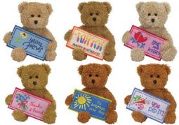 TY Beanie Babies - GREETINGS COLLECTION (Set of 6 ) (5.5 inch)