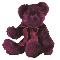 TY Attic Treasure - BEARGUNDY the Bear (7.5 inch)