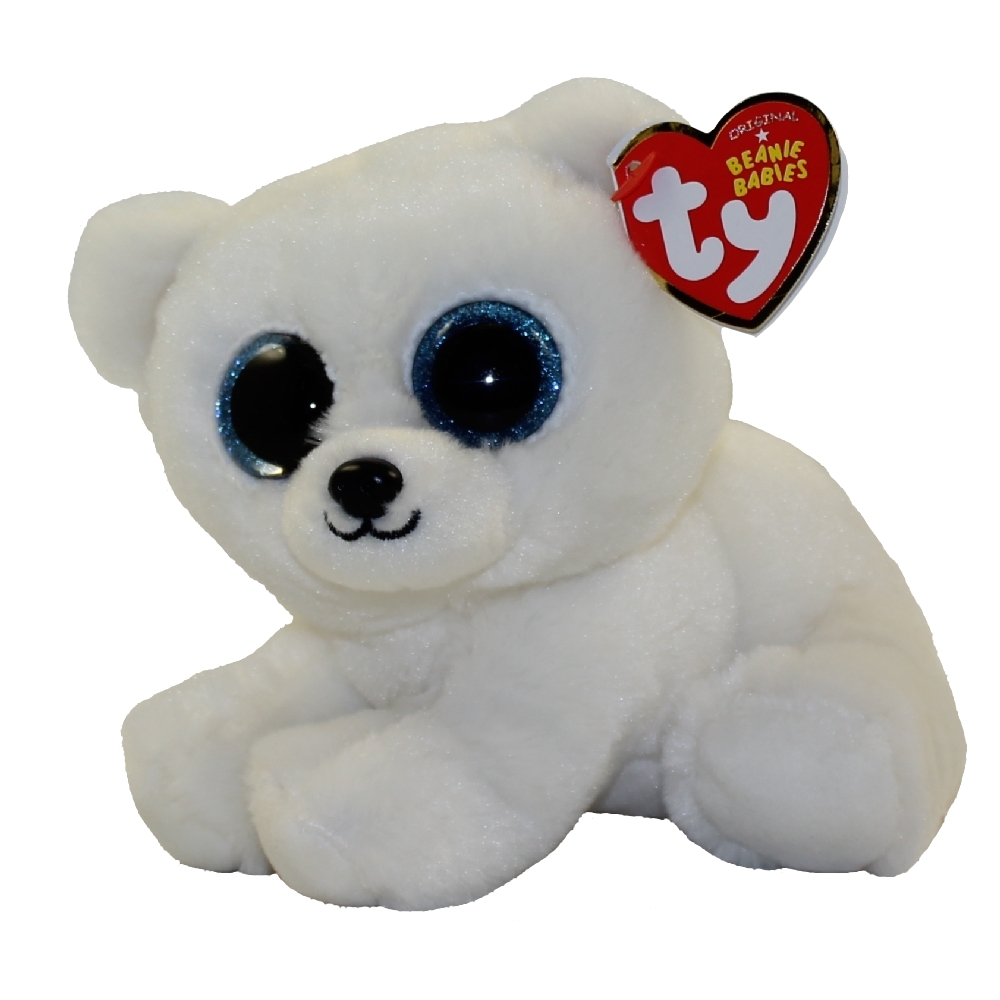 TY Beanie Baby - ARI the Polar Bear (6 inch):  - Toys, Plush,  Trading Cards, Action Figures & Games online retail store shop sale