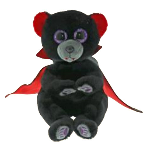 TY Beanie Baby (Beanie Bellies) - BEARLA the Vampire Bear (6 inch)