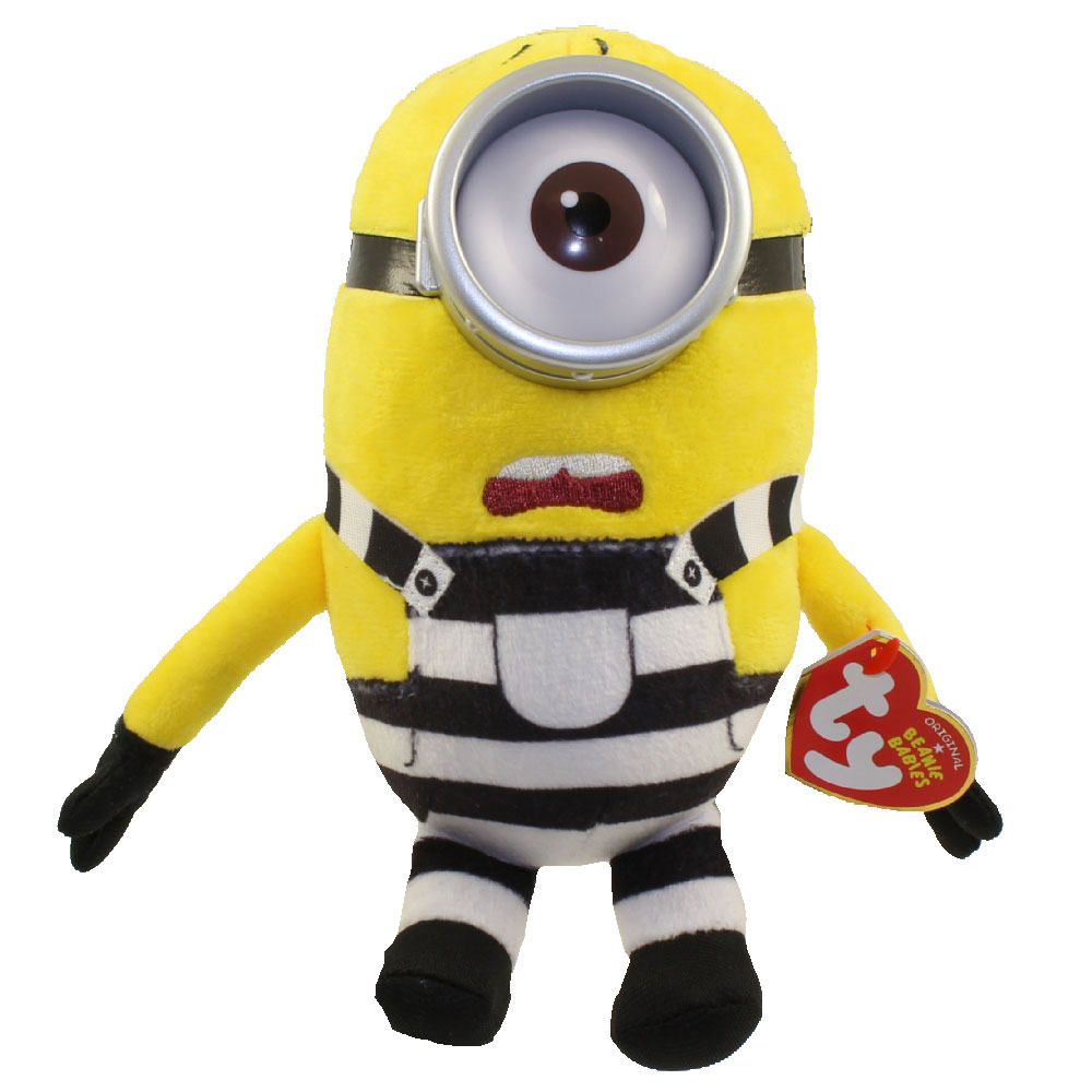 TY Beanie Baby - CARL (Prison Uniform) (Despicable Me 3)