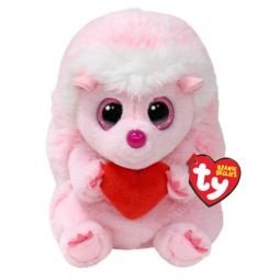 TY Beanie Baby (Beanie Bellies) - CHEESECAKE the Valentine's Hedgehog (6 inch)