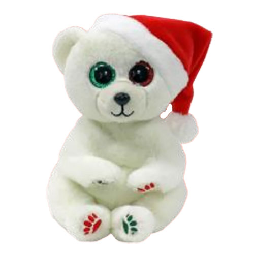 TY Beanie Baby (Beanie Bellies) - EMERY the Polar Bear (6 inch)(Ships Winter)