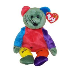 TY Beanie Baby - FRANKENTEDDY Bear (Green & Purple Feet) (8.5 inch)