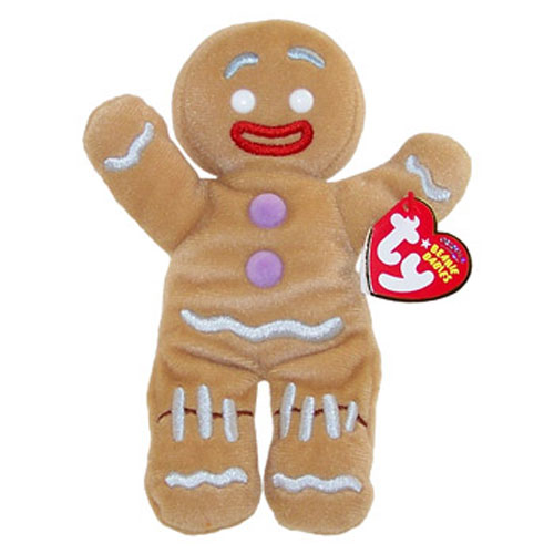 TY Beanie Baby - GINGY the Gingerbread Man (Shrek the Halls DVD Exclusive)