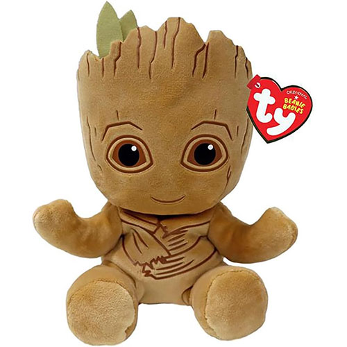 TY Beanie Baby Marvel Super Heroes - GROOT [2023](Soft Body - 7.5 inch):   - Toys, Plush, Trading Cards, Action Figures & Games online  retail store shop sale