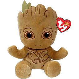 TY Beanie Baby Marvel Super Heroes - GROOT [2023](Soft Body - 7.5 inch)
