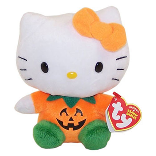 TY Beanie Baby - HELLO KITTY (PUMPKIN) (6 inch)